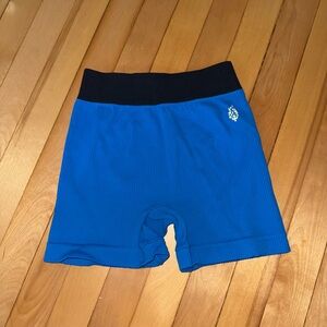 Free People Movement Women's Blue Bike Shorts